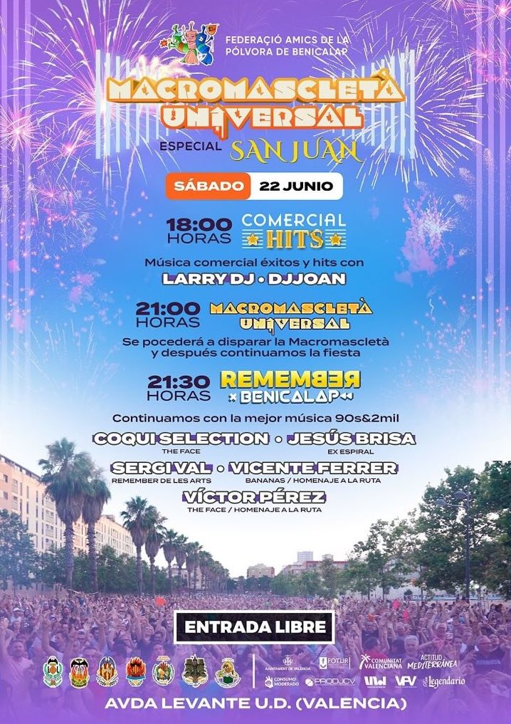 Macromascletá en Valencia